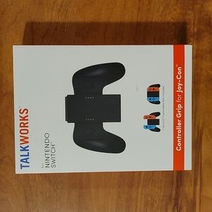 TalkWorks Nintendo Switch Controller Grip for Joy-Con Ergonomic  Black  NEW